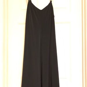 Calvin Klein Black Midi Strapless Slip Dress